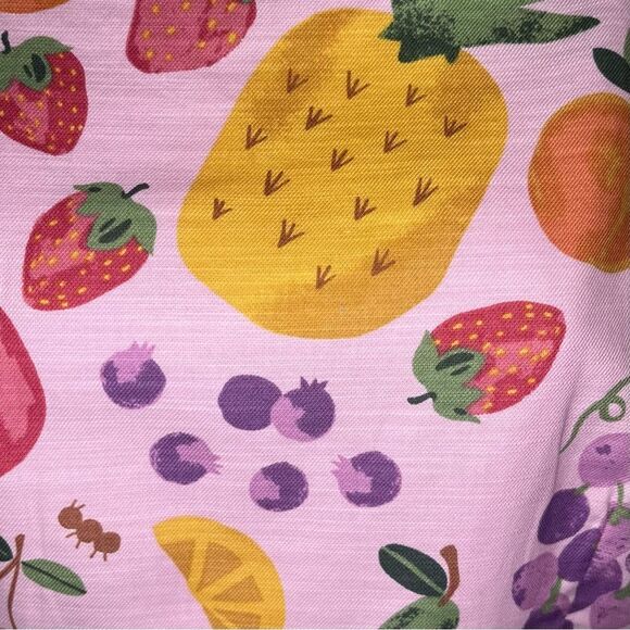 Modcloth Fresh Squeeze Midi Dress Pink Bow 100% Cotton Sundress 10AU 6 US NWT - Picture 10 of 13